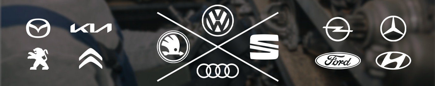 Volkswagen Audi Skoda Seat Kia Mazda Opel Mercedes Ford Hyundai használt autóalkatrészek