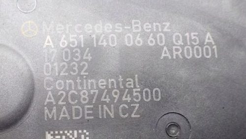 Mercedes B 200 W246 EGR hűtő, EGR szelep a6511400660