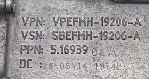 Ford Focus Mk3, C-Max Mk2 1.5 TDCi EGR szelep, EGR hűtő vpefmh19206a