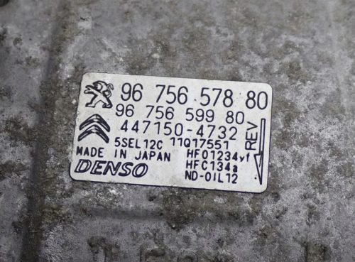 Citroën C4 Picasso II 1.6 E-HDI 9H05 klímakompresszor 9675657880