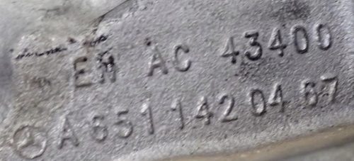 Mercedes Vito (3rd gen) W447 2.2 CDI 651.950 EGR hűtő EGR szelep a6511400675 a6511400860