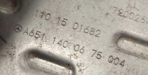 Mercedes Vito (3rd gen) W447 2.2 CDI 651.950 EGR hűtő EGR szelep a6511400675 a6511400860