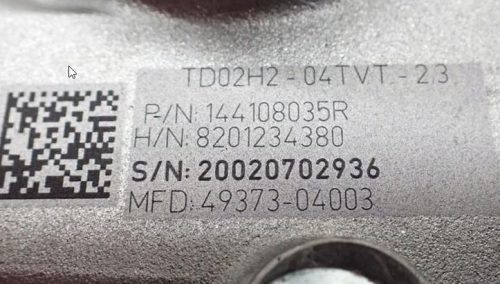Renault, Dacia Sandero II, Logan II 0.9 TCe turbó 144108035r 8201234380