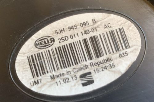 Seat Toledo (4th gen) bal hátsó lámpa 6JH945095B