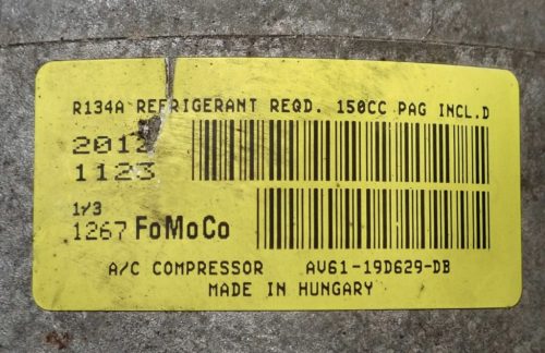 Ford Mondeo Mk4, Galaxy, Range Rover Evoque 2.0 TDCI klímakompresszor AV61-19D629-DB