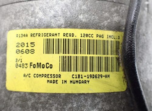 Ford Fiesta Mk6, B-Max 1.0 EcoBoost 1.0 ECOBOOST klímakompresszor c1b119d629am