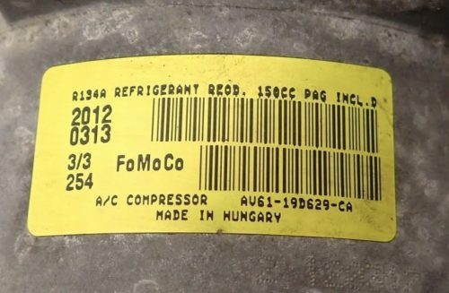 Ford C-Max Mk2, Ford Focus Mk3 1.6Ti klímakompresszor av6119d629ca