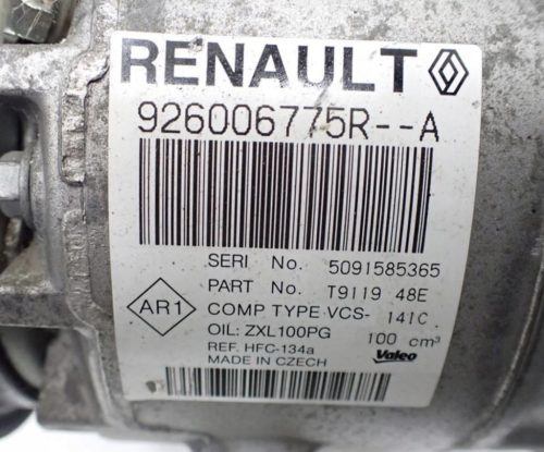 Dacia Logan II, Dacia Sandero II 1.2i klímakompresszor 926006775r