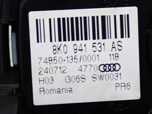 Audi A4 B8, A5 automata világítás kapcsoló 8K0941531AS