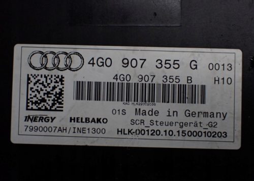 Audi A6 C7 4G Adblue vezérlőegység 4G0907355G