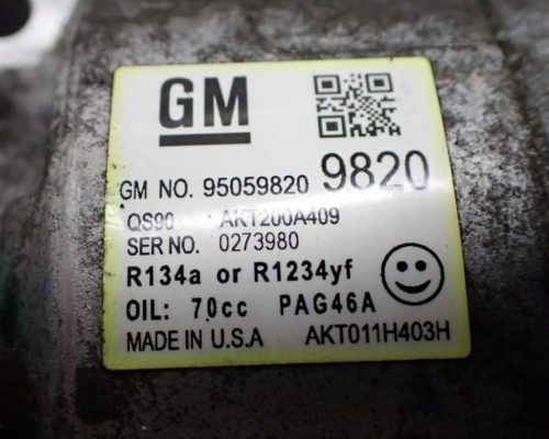 Opel Mokka, Chevrolet Trax 1.7 CDTI a17dts klímakompresszor 95059820