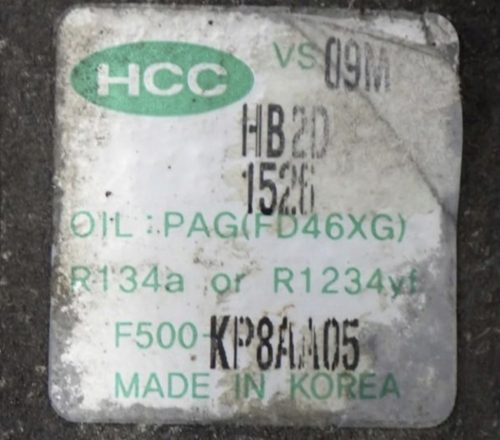 Hyundai i20 (PB) 1.25i G4LA klímakompresszor f500kp8aa05