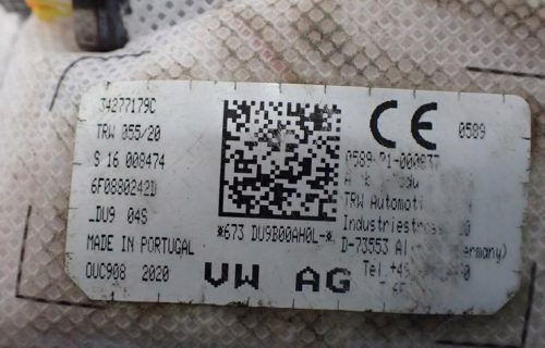 Seat Alhambra II, Sharan II jobb oldali ülés légzsák 6f0880242d