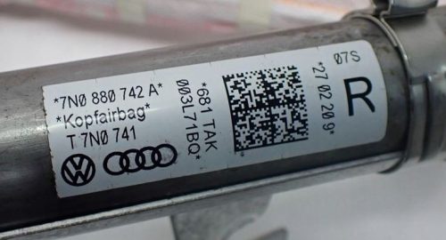 Seat Alhambra II jobb oldali függönylégzsák 7n0880742a