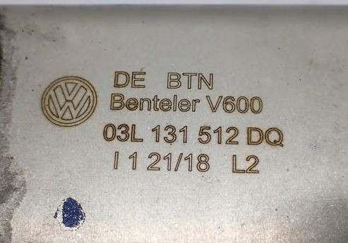 Volkswagen Golf VI 1.6 CAY CAYA CAYB, CAYC CAYD CAYE EGR hűtő, EGR szelep 03l131512dq