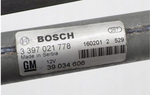 Opel Astra K első ablaktörlő szerkezet motorral 39034606