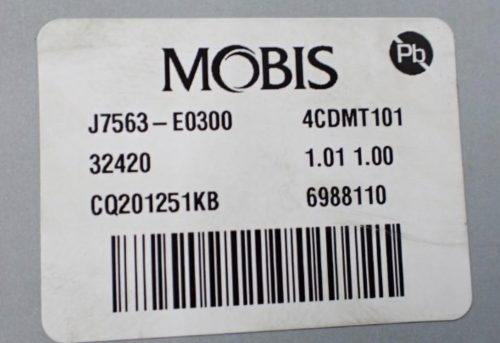 Kia Cee'd III (CD), Kia Procee'd (CD), Kia XCeed elektromos kormányszervó motor, kormányoszlop 56300j7630