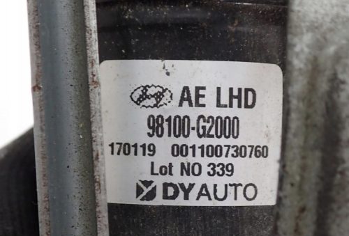 Hyundai Ioniq (AE) első ablaktörlő szerkezet motorral 98100g2000