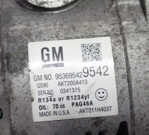 Opel Mokka 1.7 CDTI A17DTS klímakompresszor 95369542