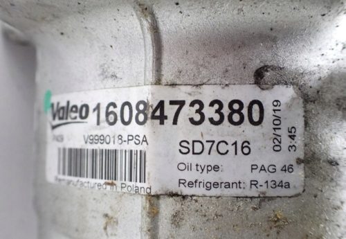 Citroën C4 Picasso I klímakompresszor SD7C16 1608473380
