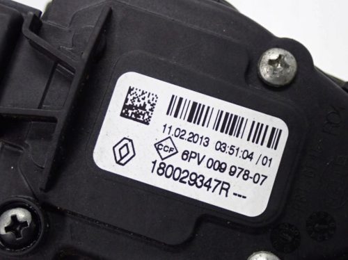 Renault Clio IV elektromos gázpedál 180029347r