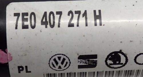 Volkswagen Transporter T5 2.0 TDI bal féltengely 7e0407271h