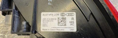 Audi A3 (8V) Facelift Sportback jobb hátsó lámpa 8V4945070