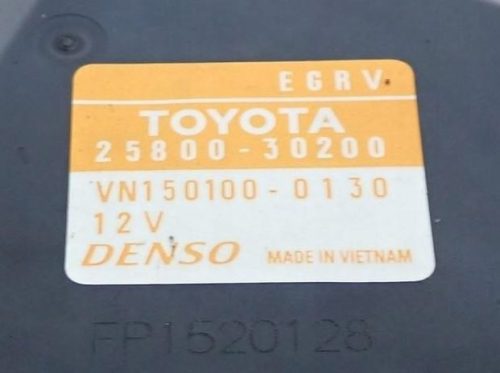 Toyota Hilux, Land Cruiser 3.0 D-4D EGR szelep 2580030200