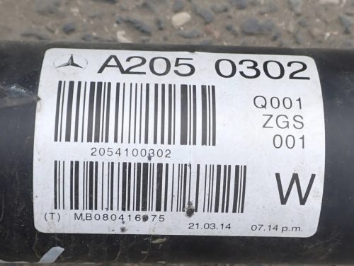 Mercedes C-osztály W205 2.2d kardántengely A2050302