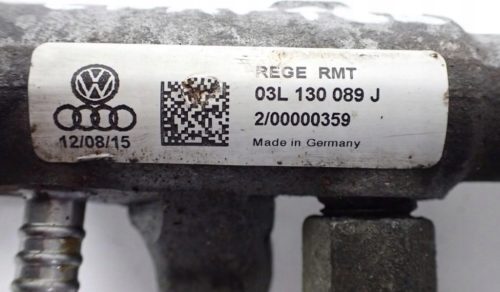 Volkswagen 2.0D TDI CR railcső, üzemanyag nyomászabályzó 03l130089j