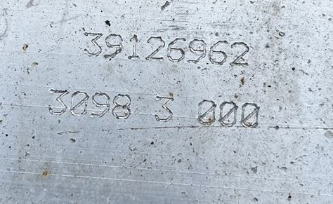 Opel Insignia B kombi hátsó lökhárító merevítő 39126962