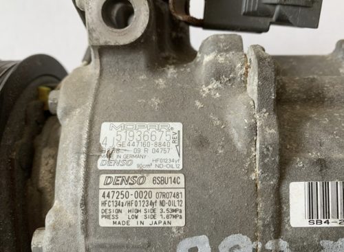 Jeep Renegade, Fiat 500x 2.0 klímakompresszor 51936675 4472500020