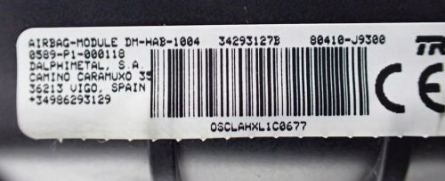 Hyundai Kona I (OS) bal függönylégzsák 80410j9300