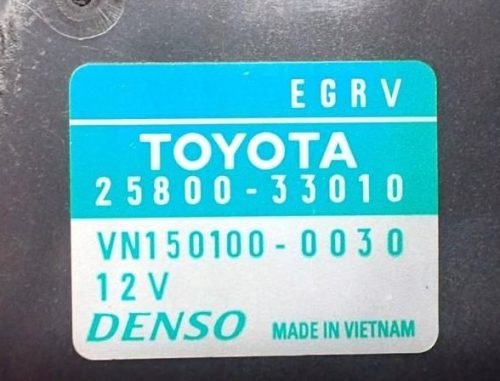 Toyota Auris (E150) 1.4 D-4D 1.4 D-4D EGR szelep 2580033010
