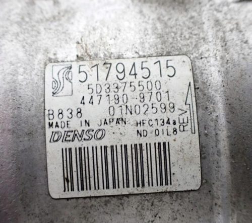 Alfa Romeo Mito, Lancia Delta III 1.4 198A4000 klímakompresszor 51794515