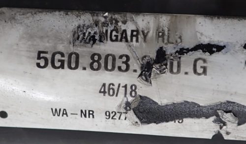 Volkswagen Golf VII Hatchback Oris gyári kifordulós vonóhorog 5g0803880g