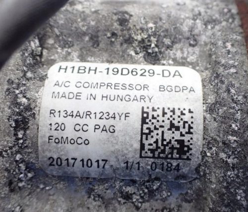 Ford Fiesta Mk7 1.0 ECOBOOST klímakompresszor h1bh19d629da