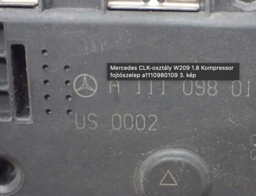 Mercedes CLK-osztály W209 1.8 Kompressor fojtószelep a1110980109