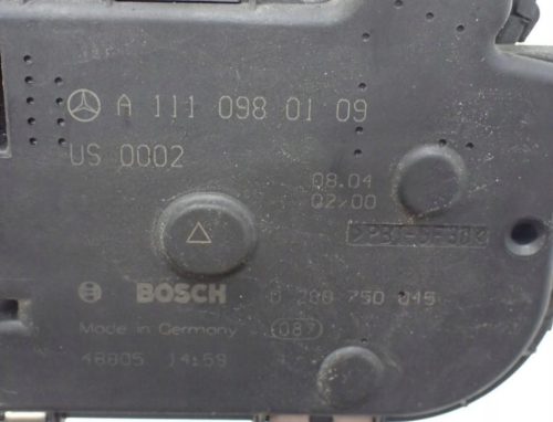 Mercedes CLK-osztály W209 1.8 Kompressor fojtószelep a1110980109