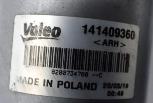 Opel Movano B, Renault Master III, Nissan NV400 első ablaktörlő szerkezet motorral 141409360