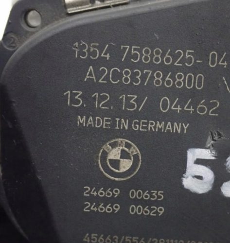 BMW 528i F10/F11 fojtószelep 7588625