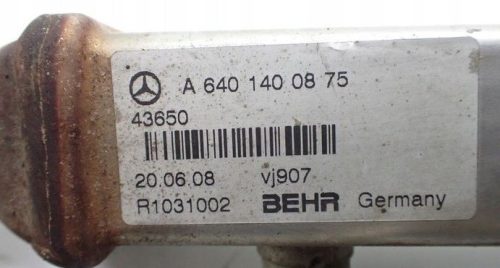 Mercedes W169, W245 2.0 CDI EGR hűtő a6401400875