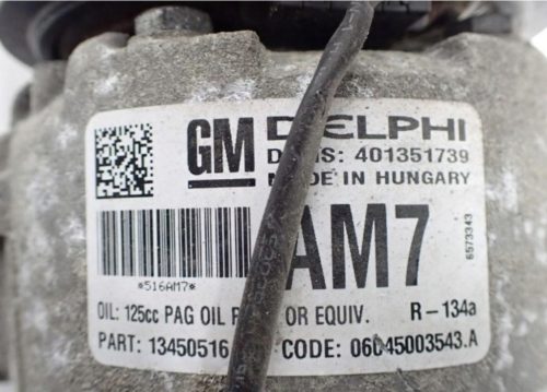Opel Zafira C 1.6 CDTI B16DTH klímakompresszor 13450516
