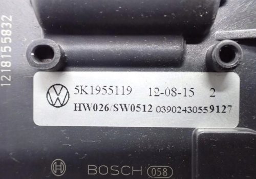 Volkswagen Golf VI első ablaktörlő szerkezet motorral 5k1955023