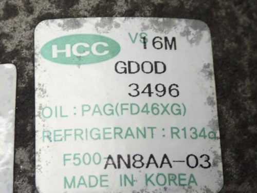 Hyundai i30 (FD), Kia Cee'd (ED) 1.4 CVVT G4FA klímakompresszor f500an8aa03