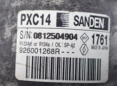 Renault Mégane IV, Renault Scénic IV 1.3 TCe H5HB470 klímakompresszor 926001268r