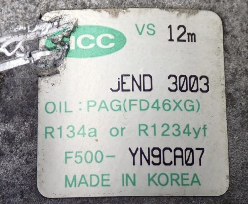 Hyundai ix20, Kia Venga 1.4CRDi D4FC klímakompresszor f500yn9ca07