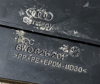 Audi A5 (B9 - 8W), Audi A4 (B9 - 8W) alváz burkolat 8w0825201