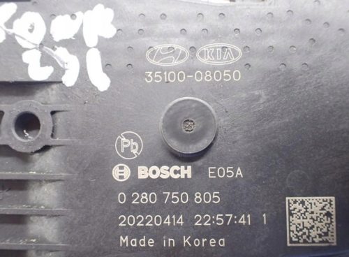 Hyundai i20 (BC3/BI3), Kia Stonic 1.25i G4LF fojtószelep 3510008050 0280750805