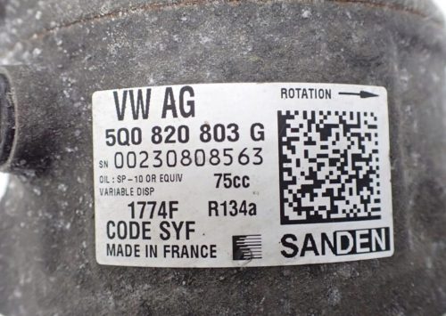 Seat Ibiza IV, Polo 6R 1.0 1.2 klímakompresszor 5q0820803g